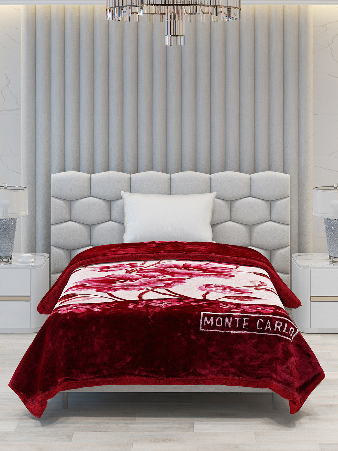 Printed Single Bed Blanket for Heavy Winter -3 Ply