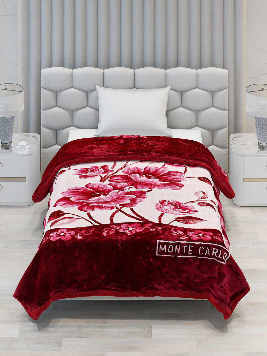 Printed Single Bed Blanket for Heavy Winter -3 Ply