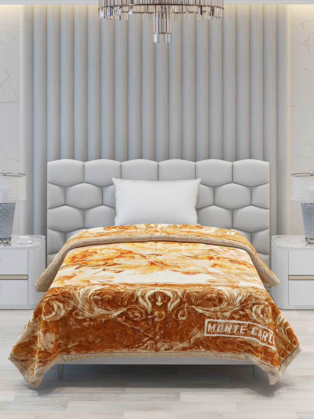 Printed Single Bed Blanket for Heavy Winter -3 Ply