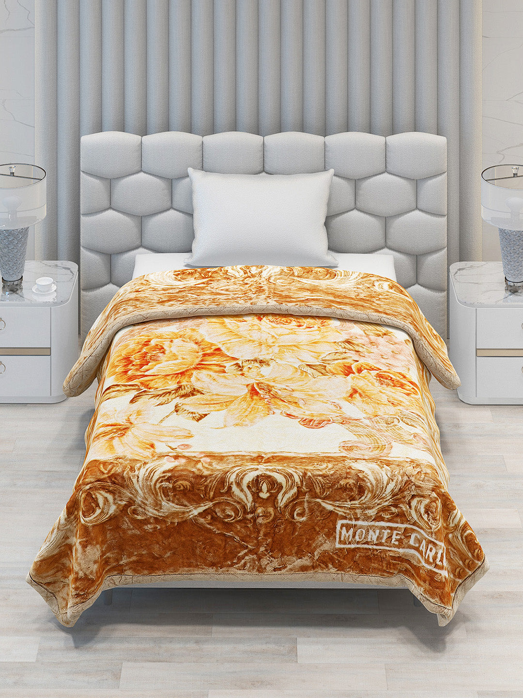 Printed Single Bed Blanket for Heavy Winter -3 Ply