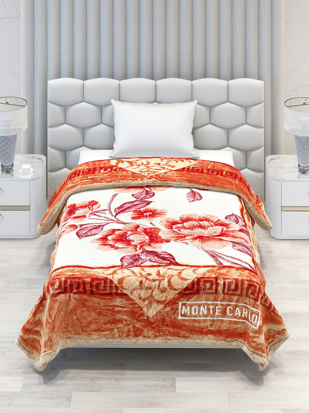 Printed Single Bed Blanket for Heavy Winter -3 Ply