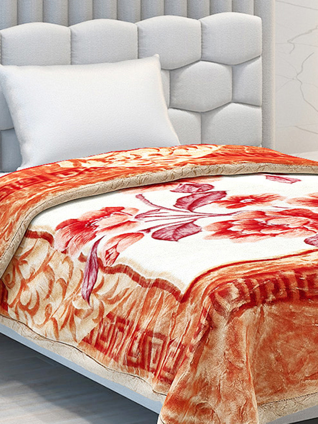 Printed Single Bed Blanket for Heavy Winter -3 Ply