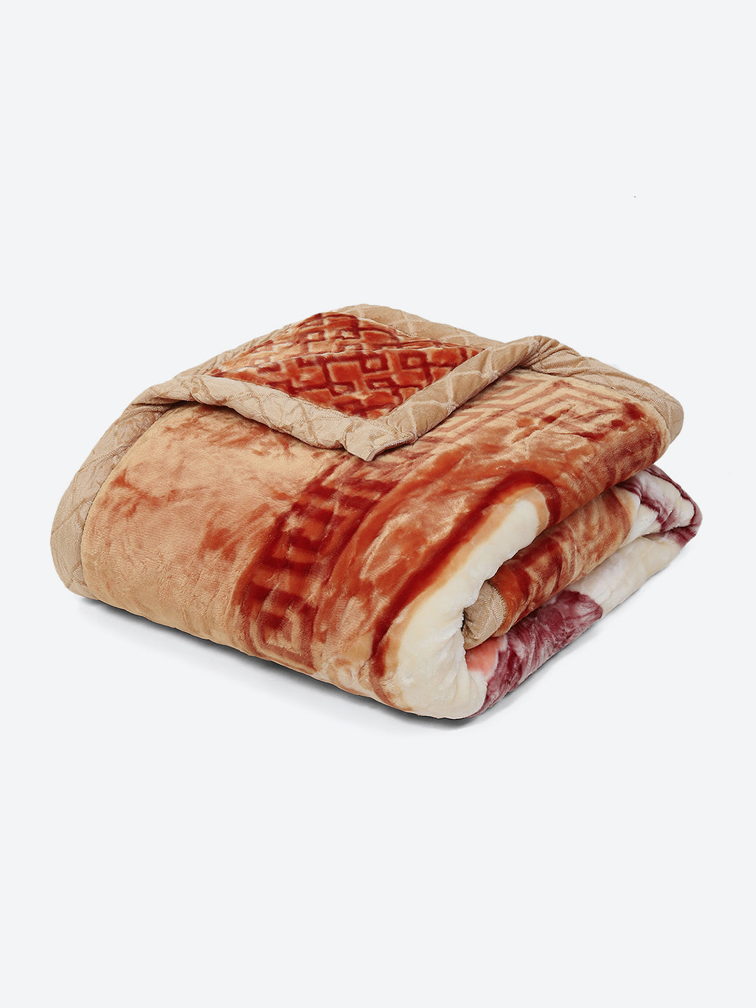 Printed Single Bed Blanket for Heavy Winter -3 Ply