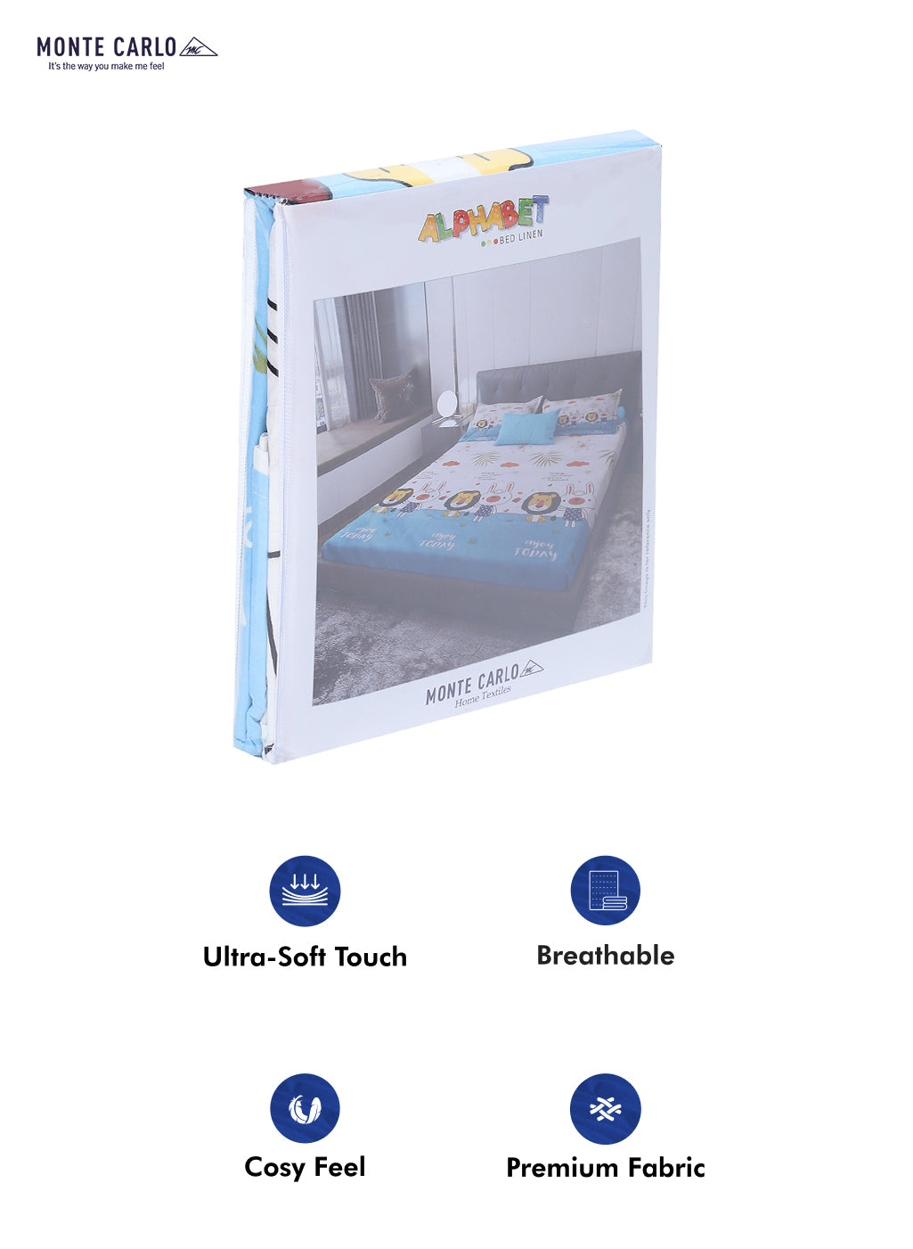 120 GSM Polyester Double Bed Bedsheet with 2 Pillow Covers - Updated - Updated - Updated