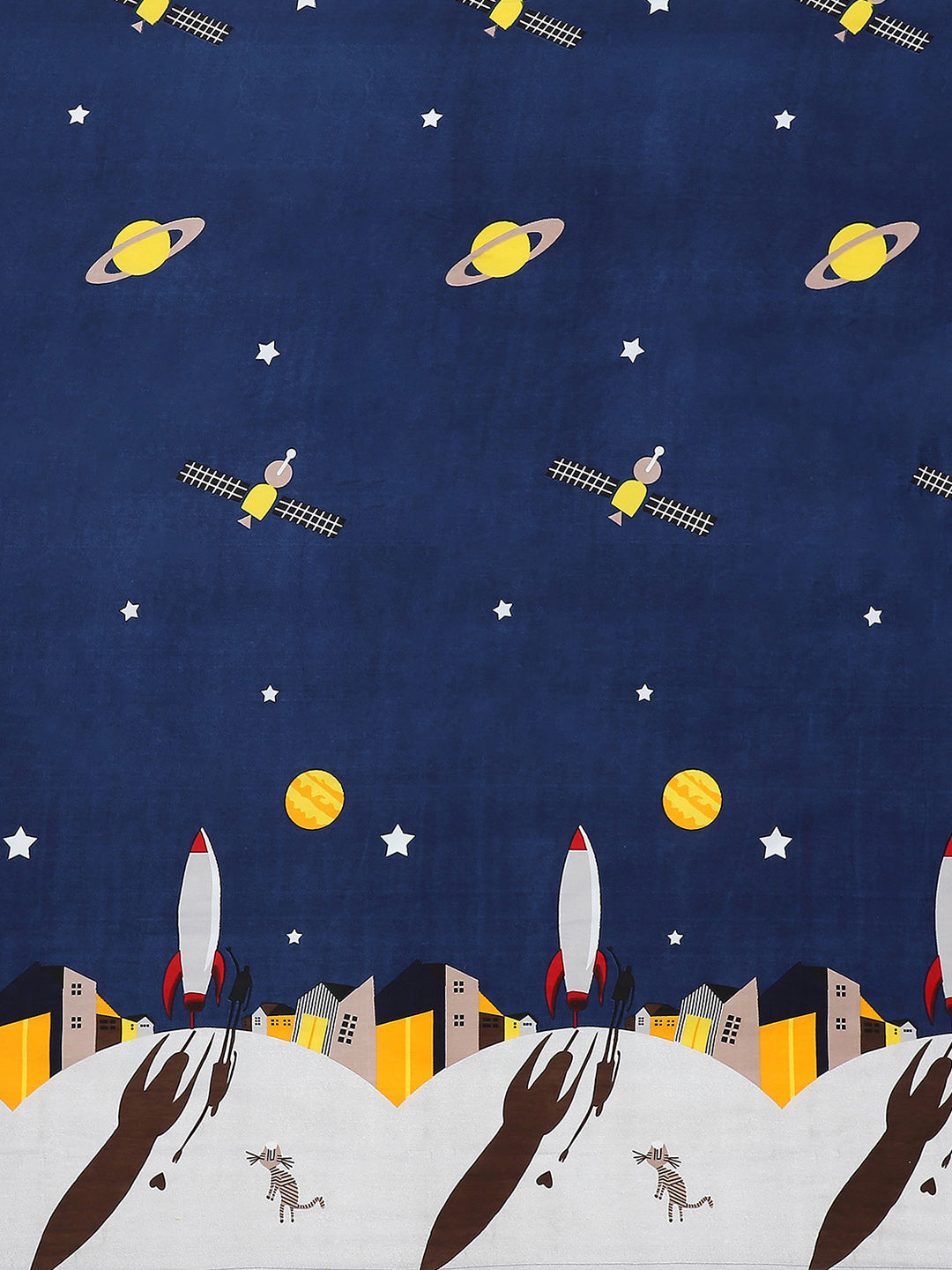 120 GSM Polyester Double Bed Bedsheet with 2 Pillow Covers - Updated - Updated