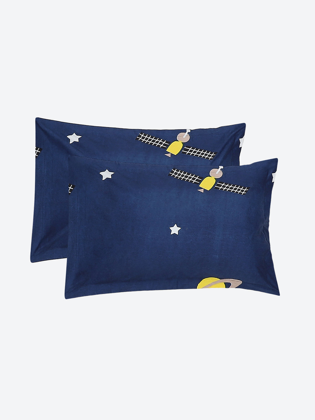 120 GSM Polyester Double Bed Bedsheet with 2 Pillow Covers - Updated - Updated