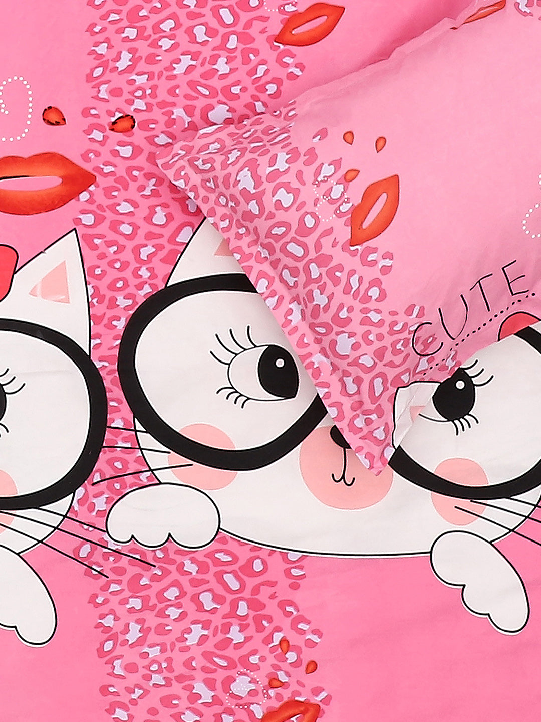 120 GSM Polyester Double Bed Bedsheet with 2 Pillow Covers - Updated - Updated - Updated