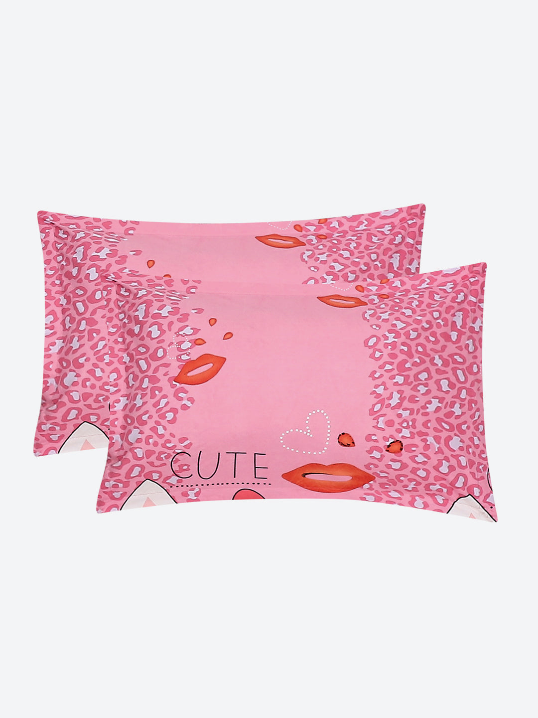 120 GSM Polyester Double Bed Bedsheet with 2 Pillow Covers - Updated - Updated - Updated