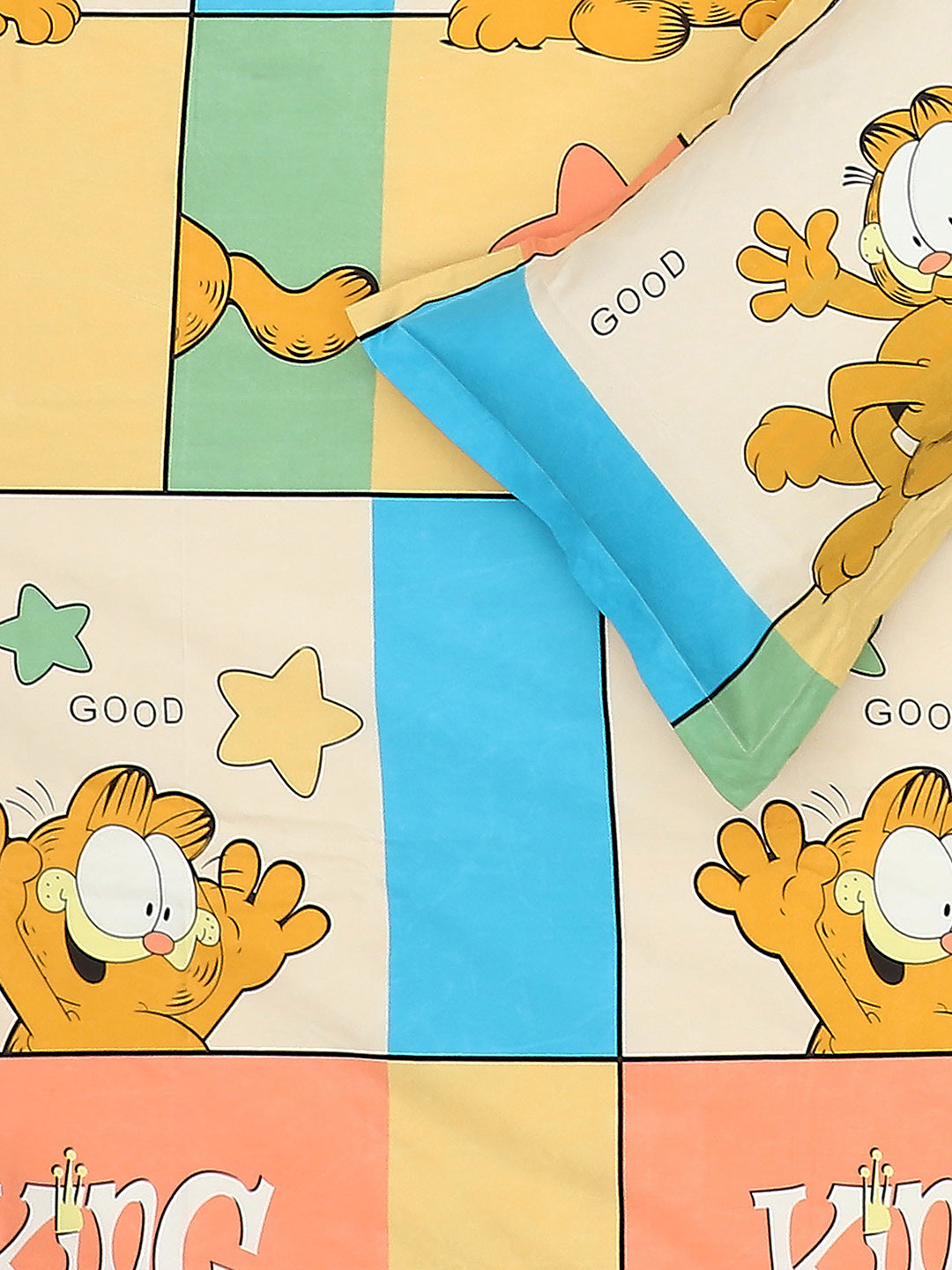 120 GSM Polyester Double Bed Bedsheet with 2 Pillow Covers - Updated - Updated - Updated