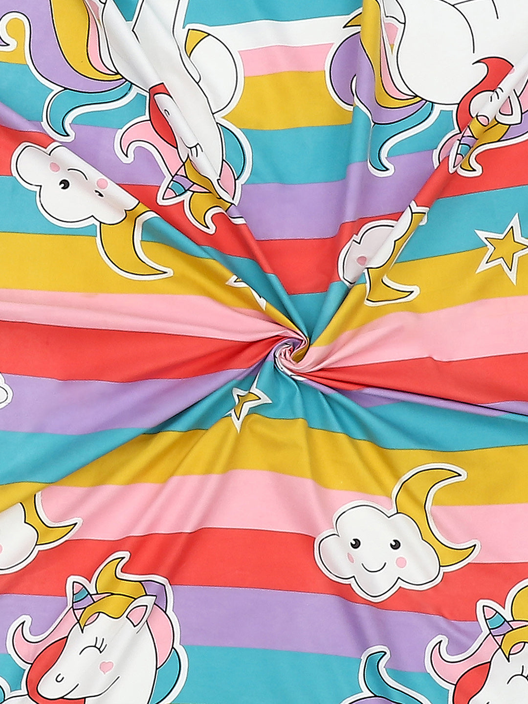 120 GSM Polyester Double Bed Bedsheet with 2 Pillow Covers - Updated - Updated - Updated