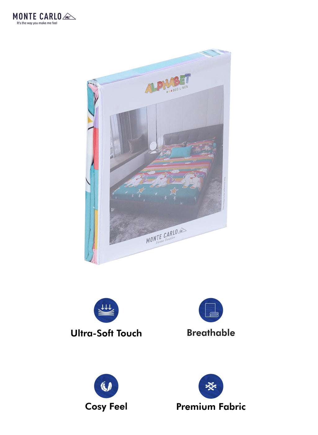 120 GSM Polyester Double Bed Bedsheet with 2 Pillow Covers - Updated - Updated - Updated