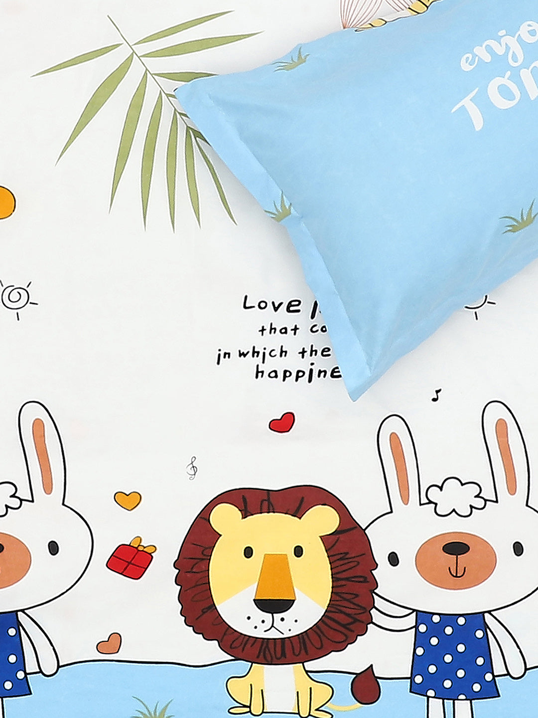 120 GSM Polyester Double Bed Bedsheet with 2 Pillow Covers - Updated - Updated - Updated