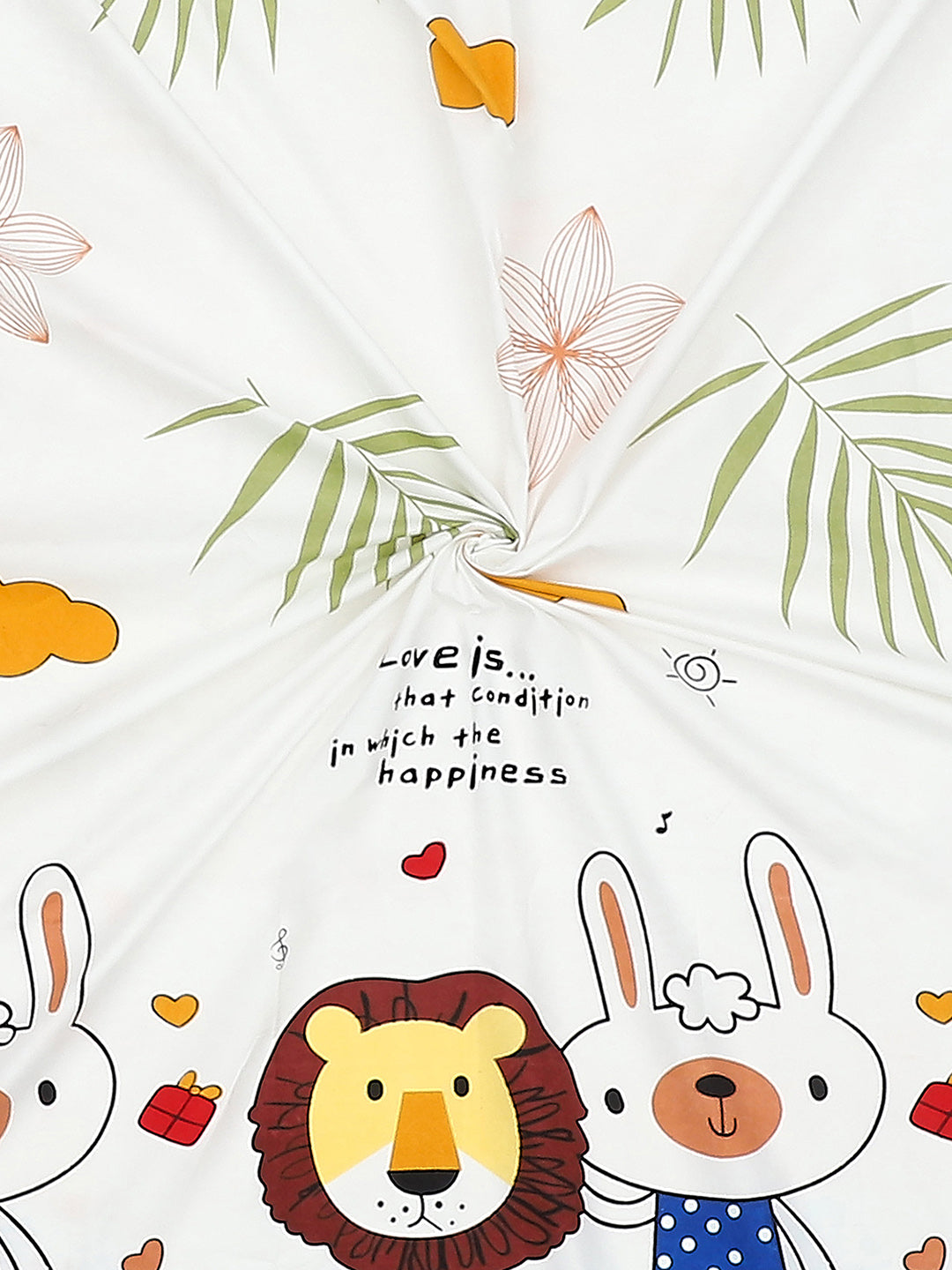 120 GSM Polyester Double Bed Bedsheet with 2 Pillow Covers - Updated - Updated - Updated