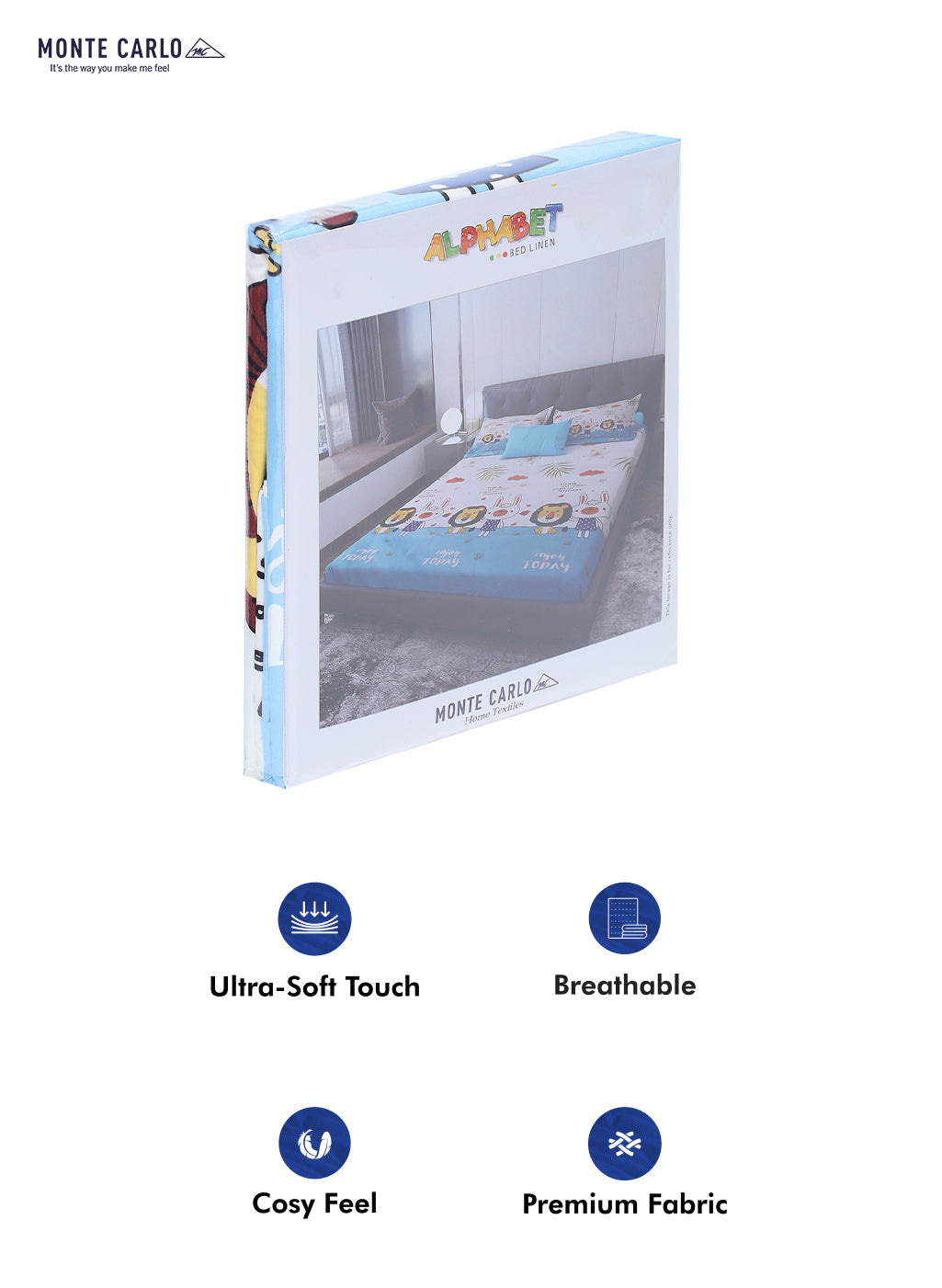 120 GSM Polyester Double Bed Bedsheet with 2 Pillow Covers - Updated - Updated - Updated