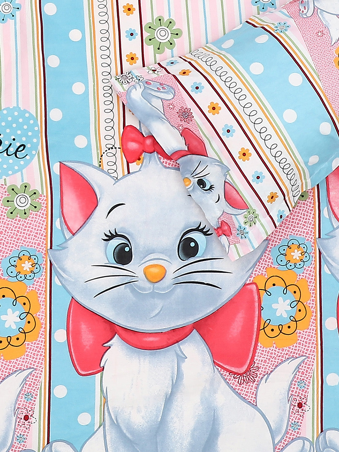 120 GSM Polyester Double Bed Bedsheet with 2 Pillow Covers - Updated - Updated - Updated