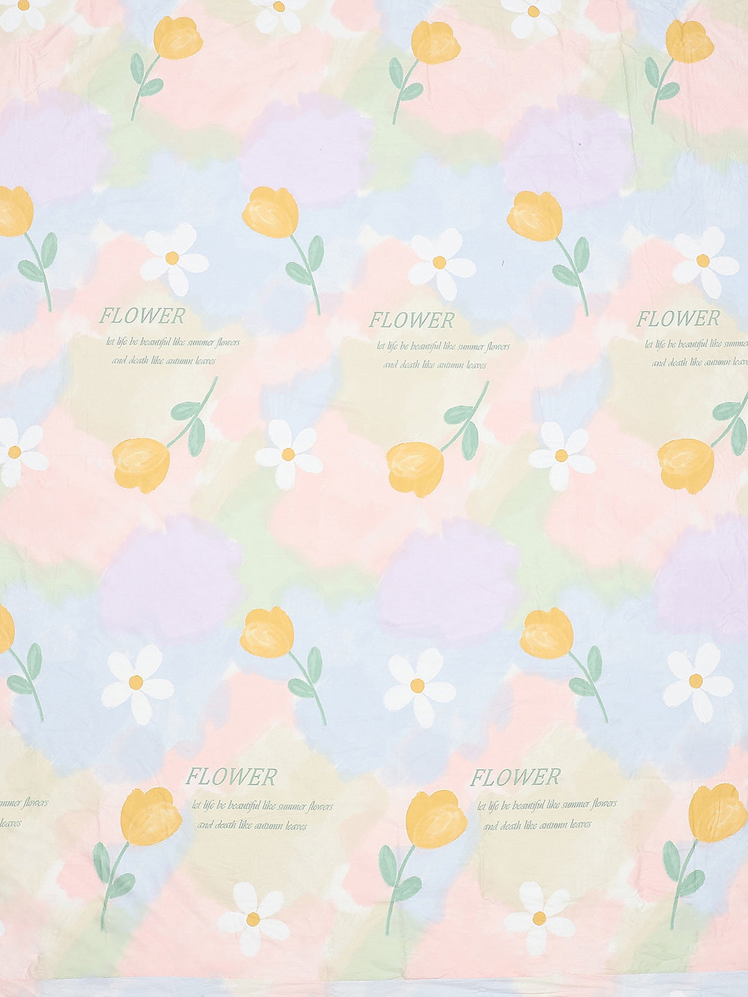 200 TC Cotton Double Bed Bedsheet with 2 Pillow Covers