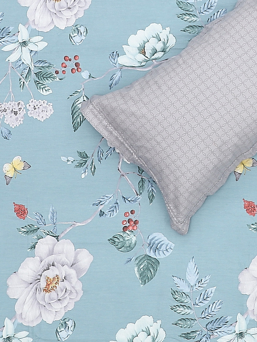200 TC Cotton Double Bed Bedsheet with 2 Pillow Covers