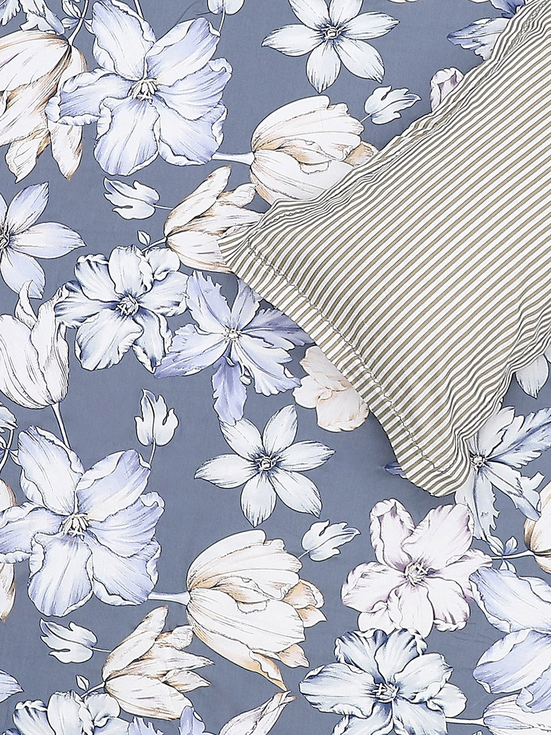 200 TC Cotton Double Bed Bedsheet with 2 Pillow Covers