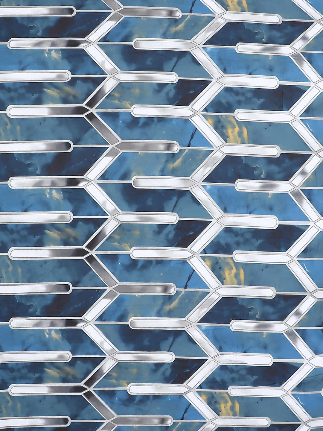 130 GSM Polyester Double Bed Bedsheet with 2 Pillow Covers