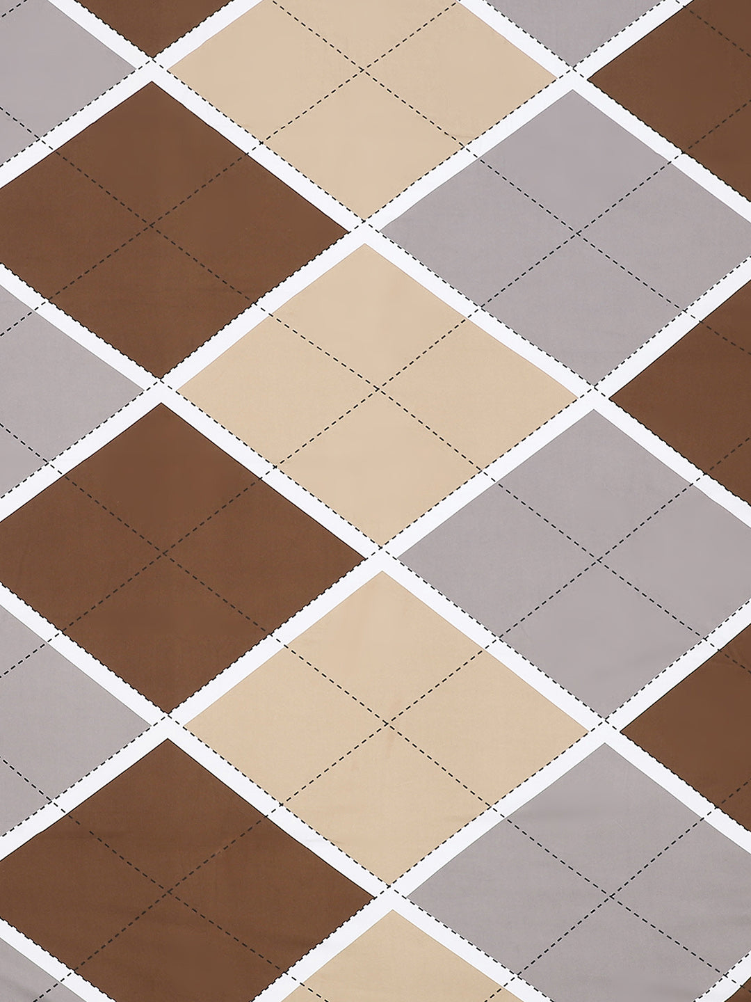 130 GSM Polyester Double Bed Bedsheet with 2 Pillow Covers