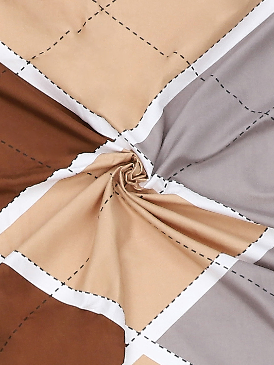 130 GSM Polyester Double Bed Bedsheet with 2 Pillow Covers