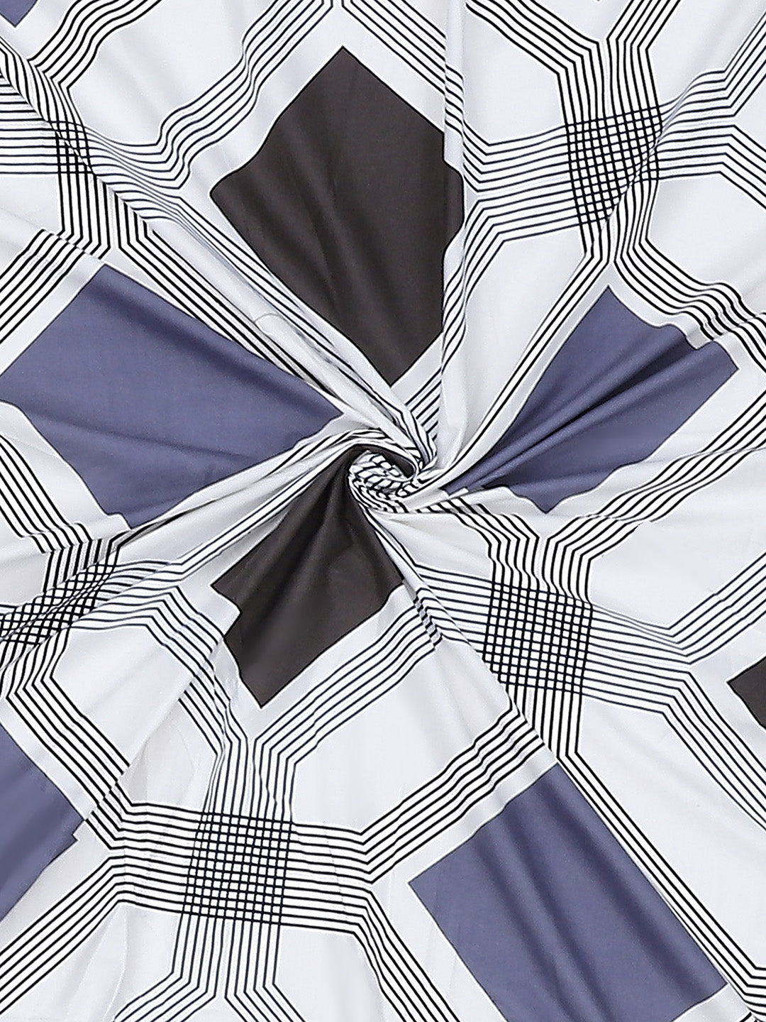 130 GSM Polyester Double Bed Bedsheet with 2 Pillow Covers