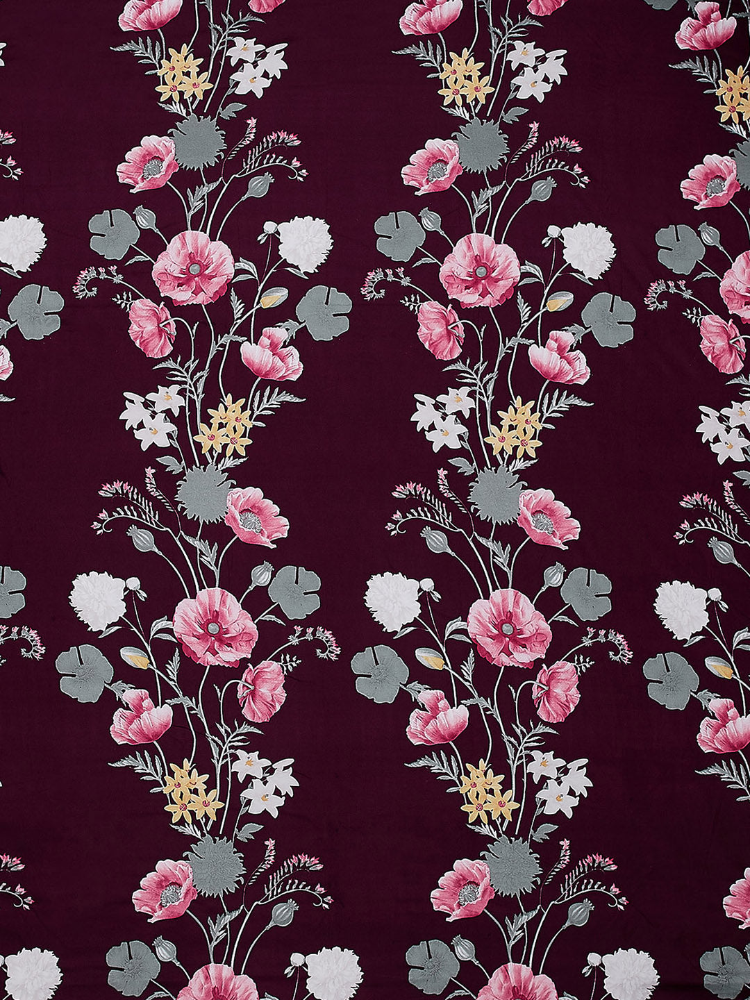 110 GSM Polyester Double Bed Bedsheet with 2 Pillow Covers - Updated - Updated - Updated