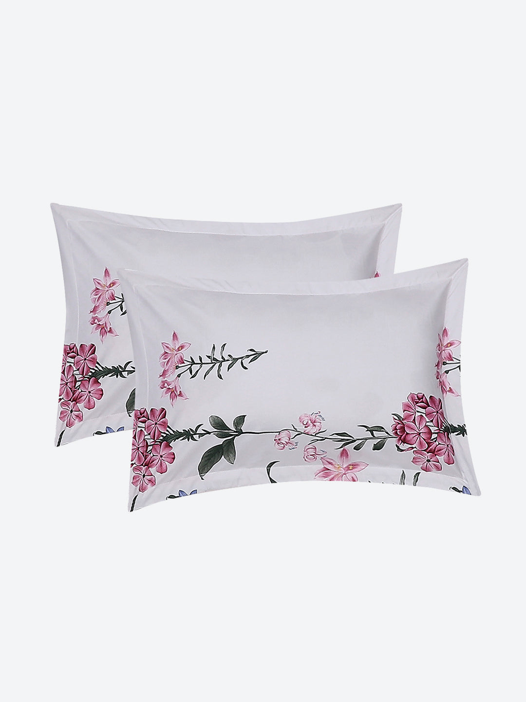 110 GSM Polyester Double Bed Bedsheet with 2 Pillow Covers - Updated - Updated - Updated