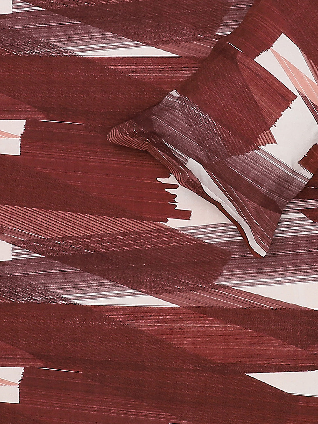 120 GSM Polyester Double Bed Bedsheet with 2 Pillow Covers - Updated - Updated