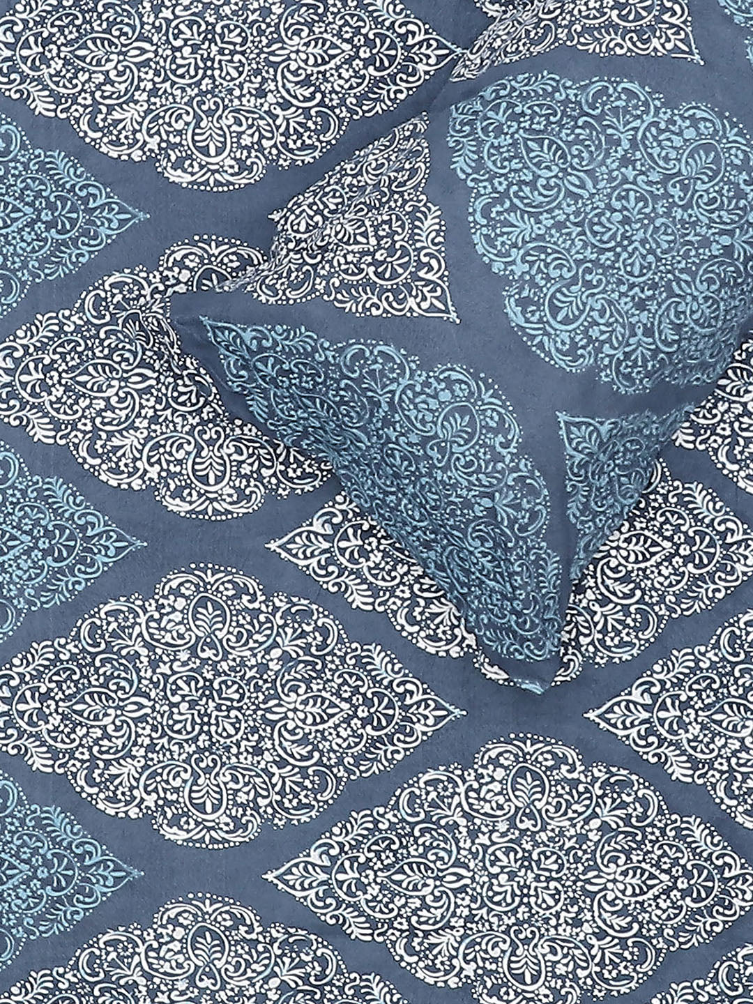 120 GSM Polyester Double Bed Bedsheet with 2 Pillow Covers - Updated - Updated