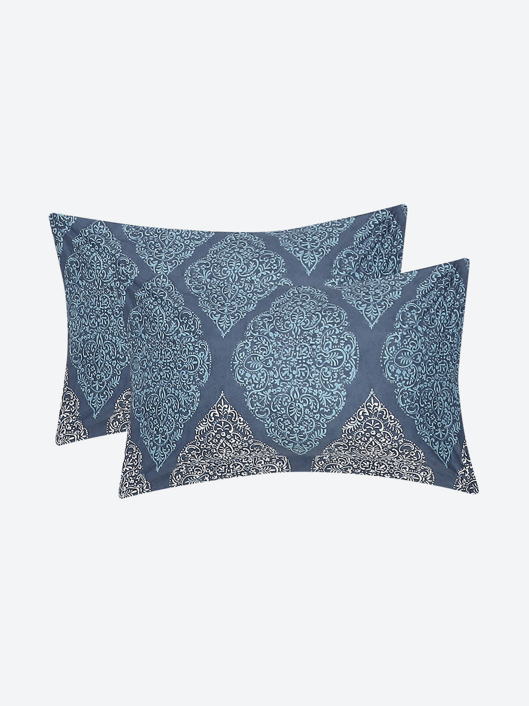 120 GSM Polyester Double Bed Bedsheet with 2 Pillow Covers - Updated - Updated