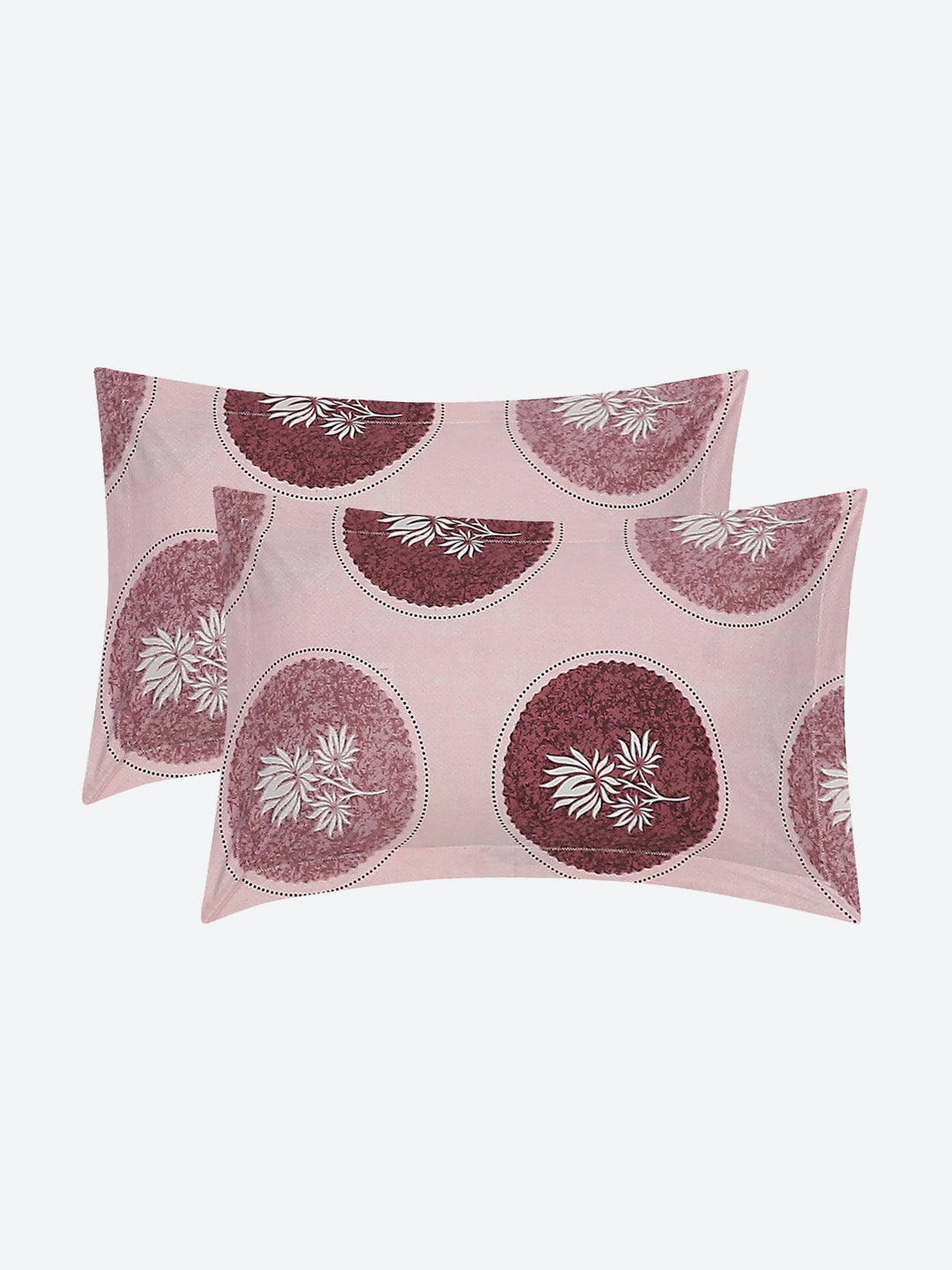 104 TC Cotton Double Bed Bedsheet with 2 Pillow Covers - Updated - Updated - Updated