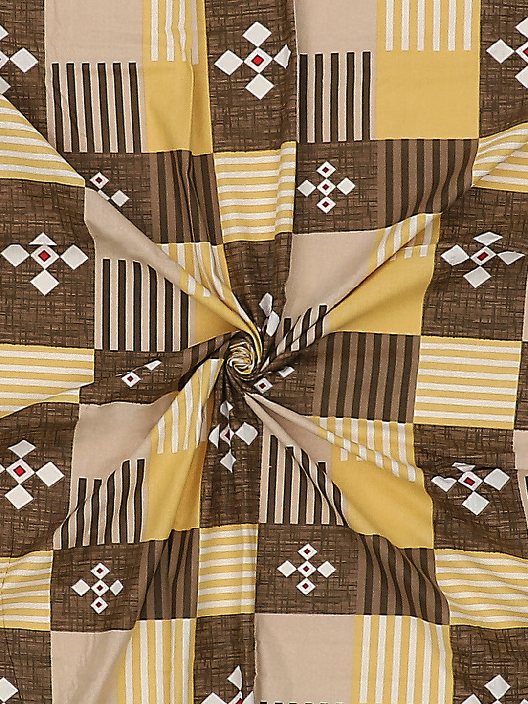 104 TC Cotton Double Bed Bedsheet with 2 Pillow Covers - Updated - Updated - Updated