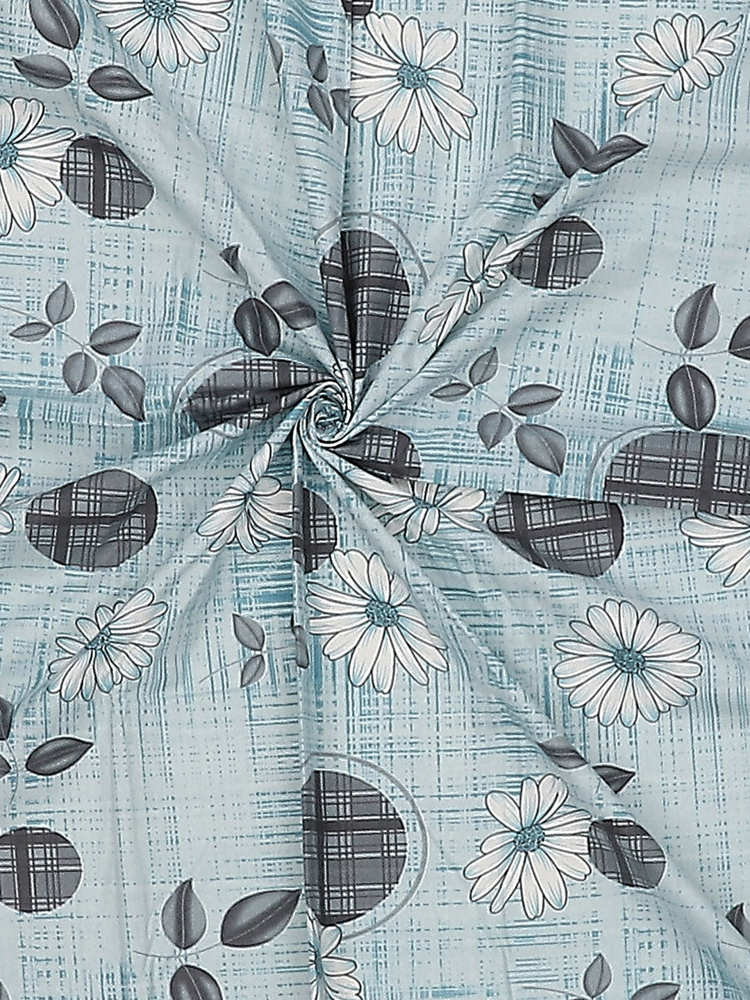 104 TC Cotton Double Bed Bedsheet with 2 Pillow Covers - Updated - Updated - Updated