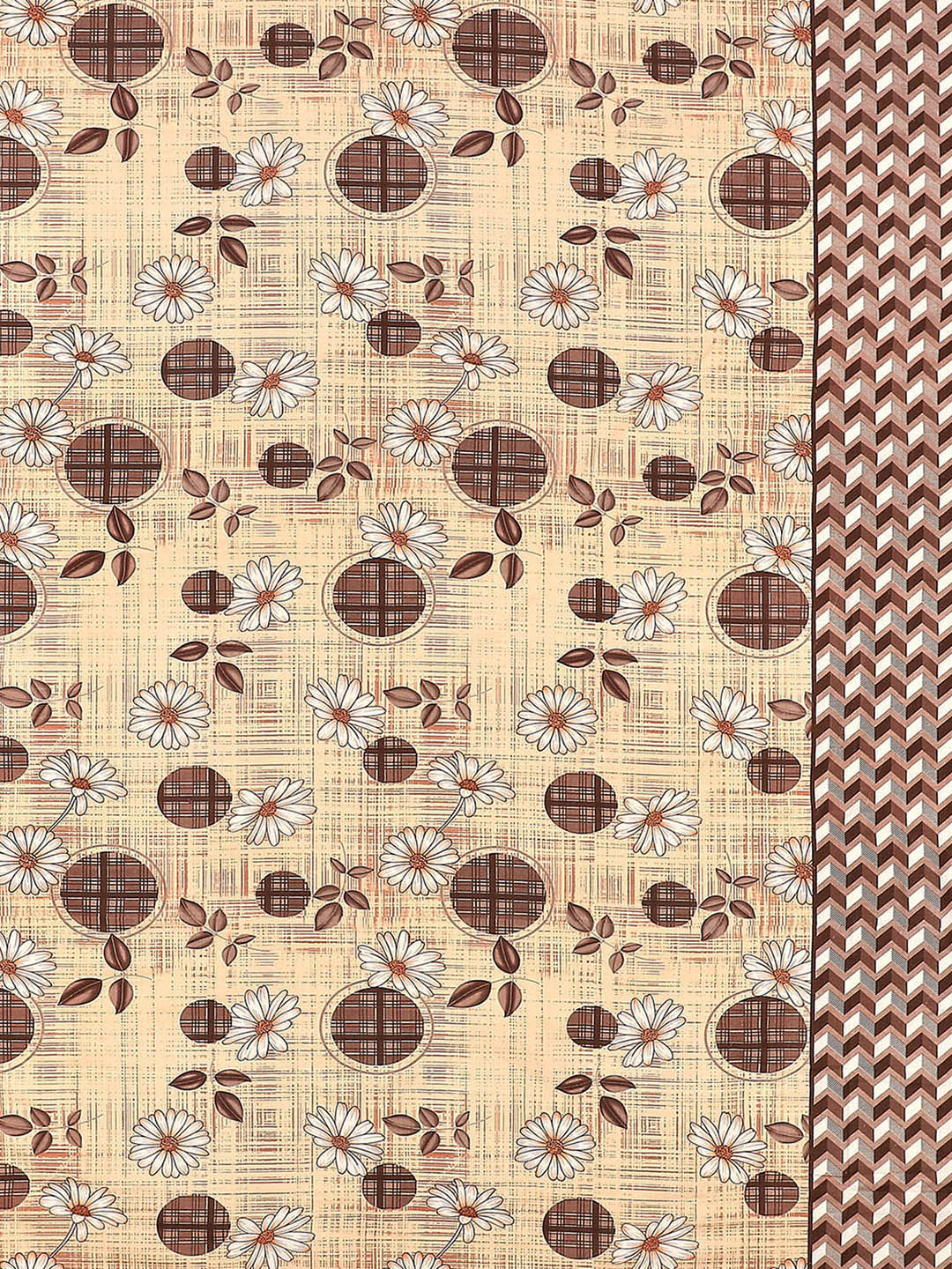 104 TC Cotton Double Bed Bedsheet with 2 Pillow Covers - Updated - Updated - Updated