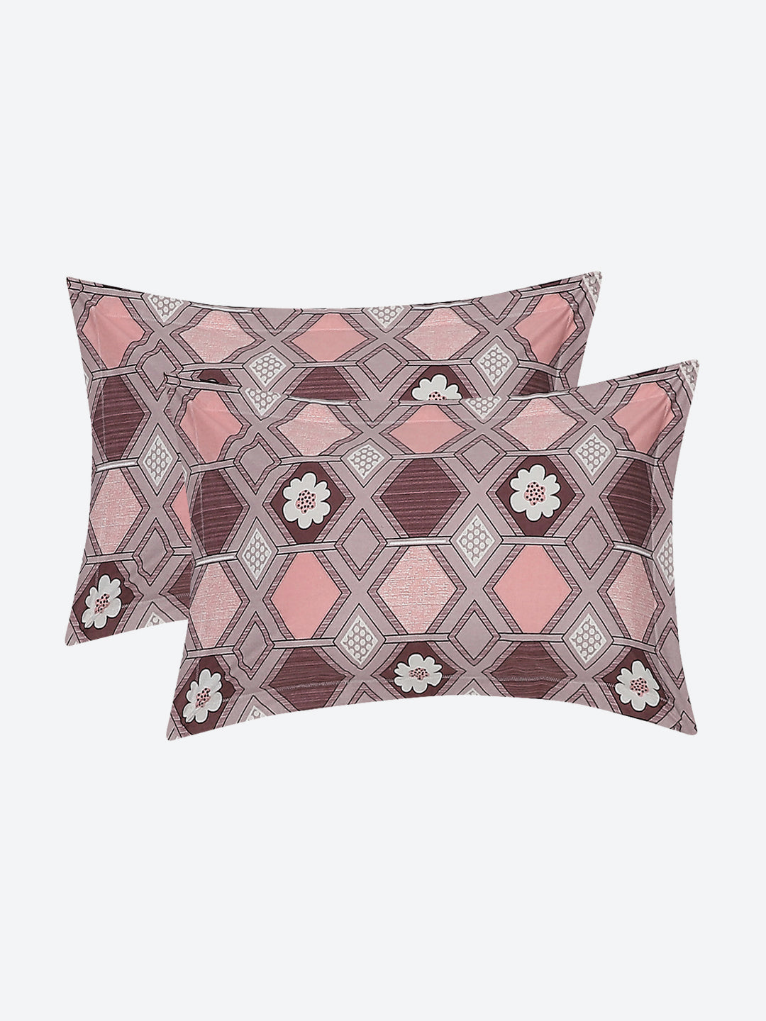 104 TC Cotton Double Bed Bedsheet with 2 Pillow Covers - Updated - Updated - Updated