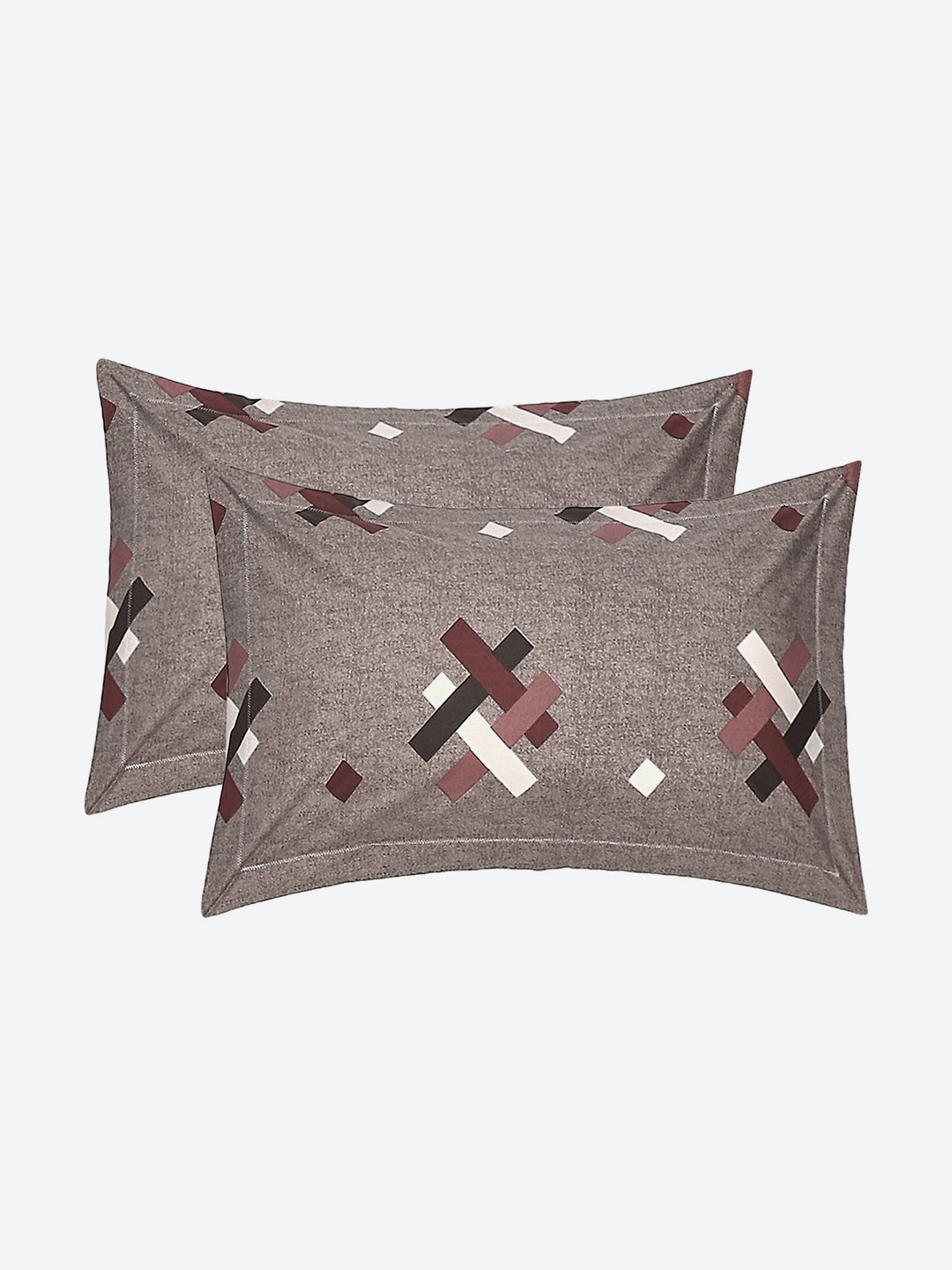 104 TC Cotton Double Bed Bedsheet with 2 Pillow Covers - Updated - Updated - Updated