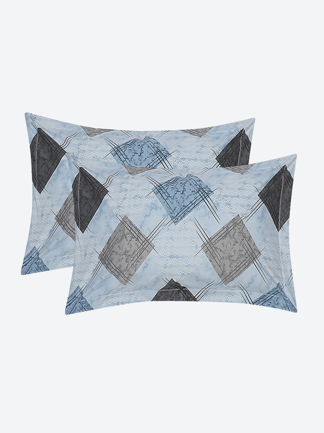 104 TC Cotton Double Bed Bedsheet with 2 Pillow Covers - Updated - Updated - Updated