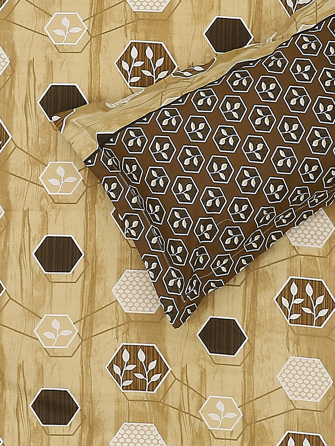 104 TC Cotton Double Bed Bedsheet with 2 Pillow Covers - Updated - Updated - Updated