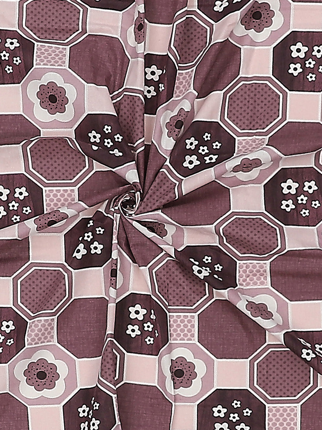 104 TC Cotton Double Bed Bedsheet with 2 Pillow Covers - Updated - Updated - Updated