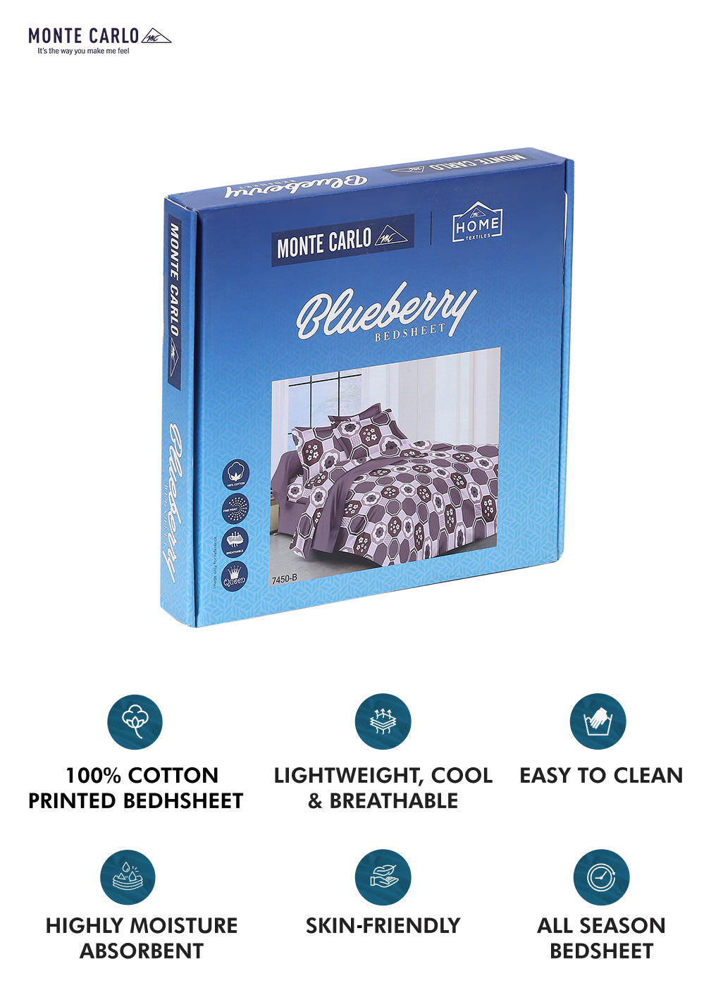 104 TC Cotton Double Bed Bedsheet with 2 Pillow Covers - Updated - Updated - Updated