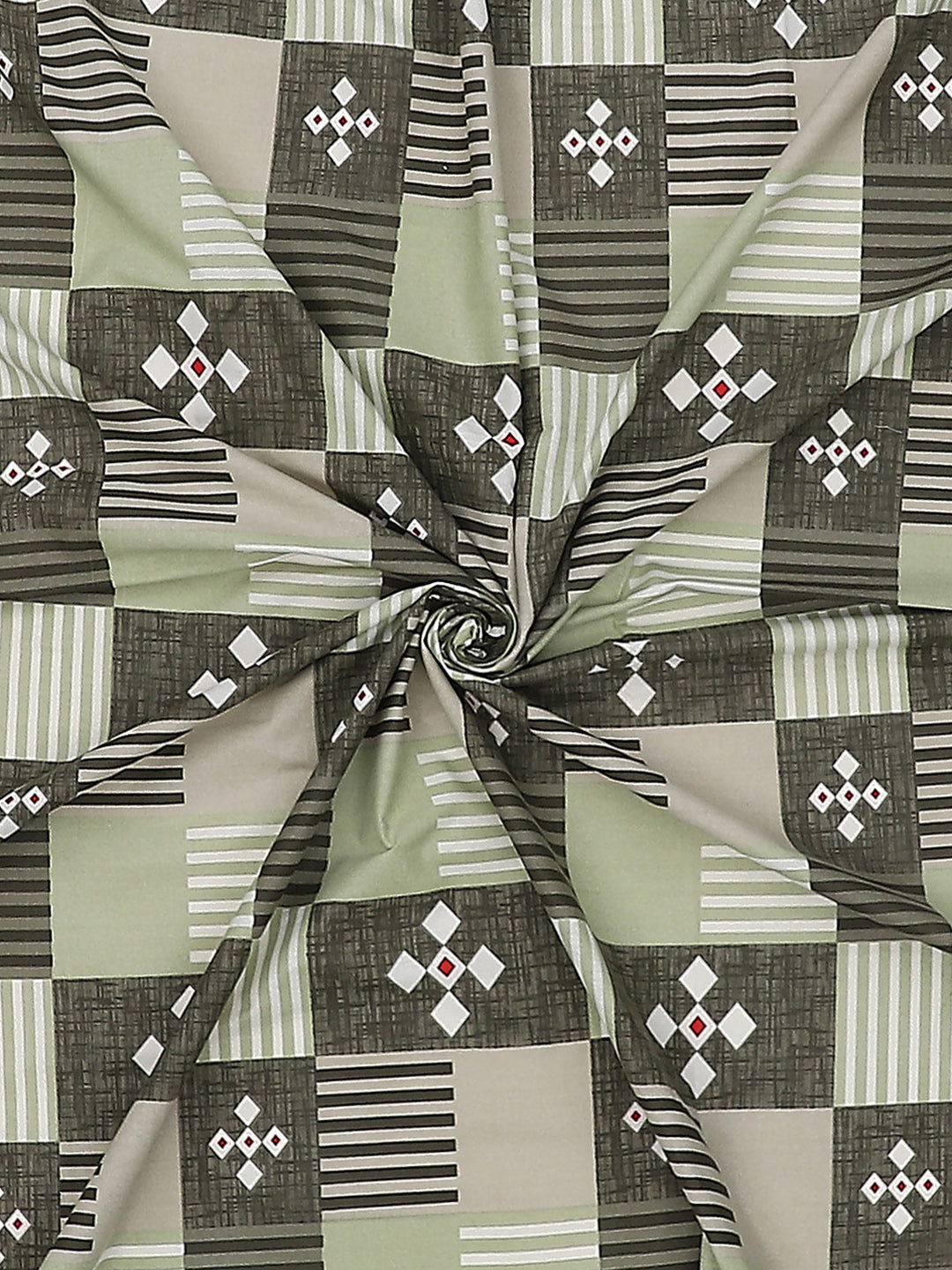 104 TC Cotton Double Bed Bedsheet with 2 Pillow Covers - Updated - Updated - Updated