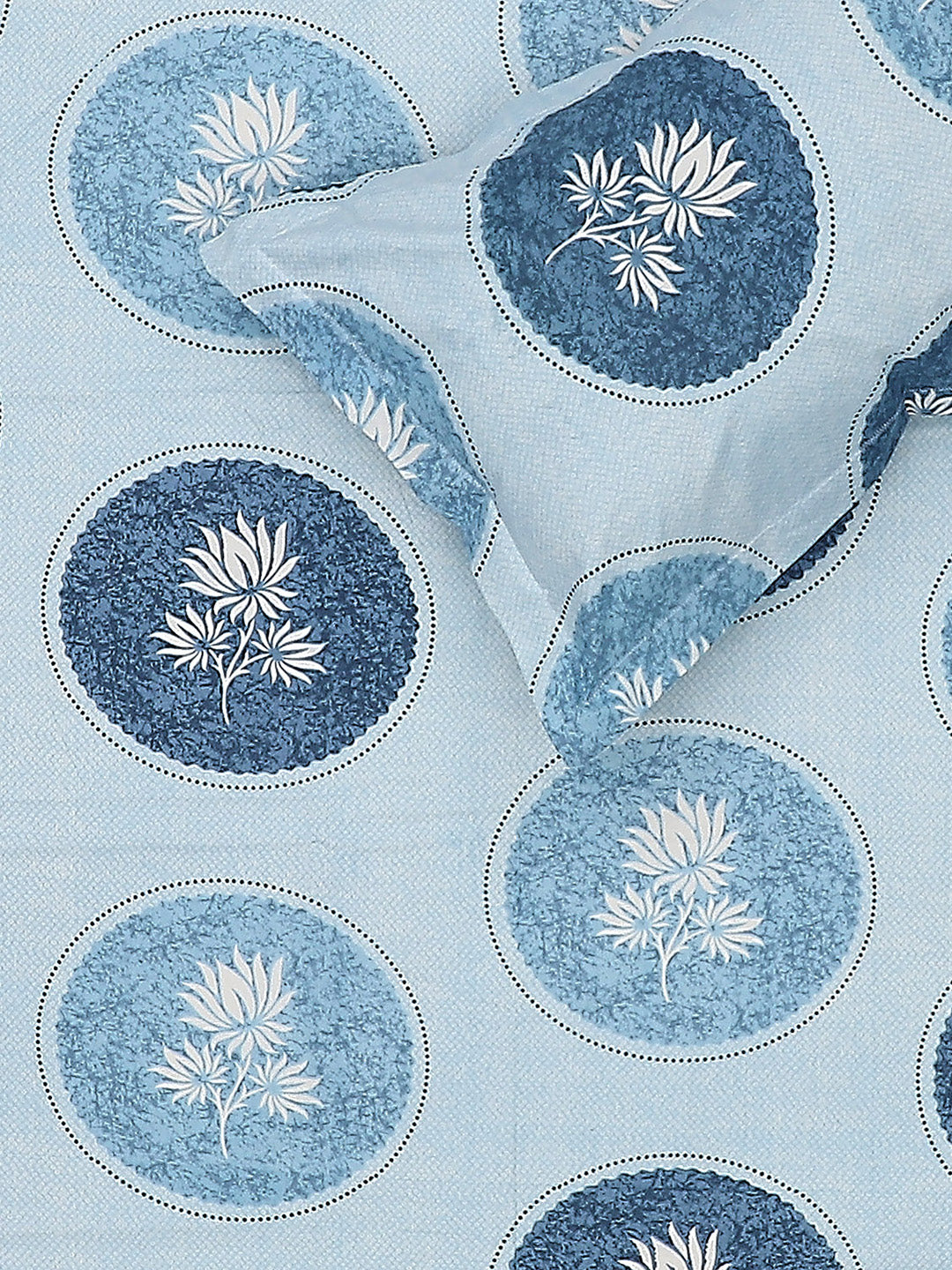 104 TC Cotton Double Bed Bedsheet with 2 Pillow Covers - Updated - Updated - Updated