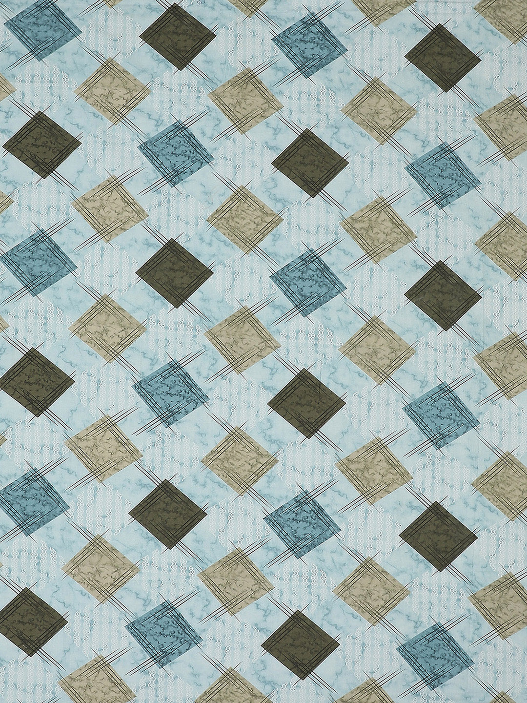 104 TC Cotton Double Bed Bedsheet with 2 Pillow Covers - Updated - Updated