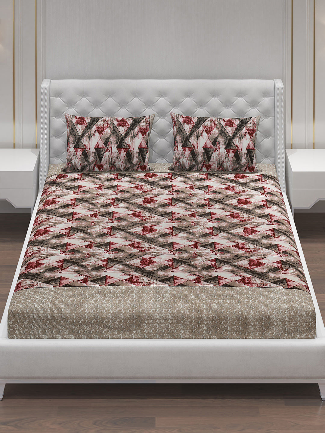 MOCA by Monte Carlo 120 GSM Microfibre Double Bedsheet With 2 Pillow Covers