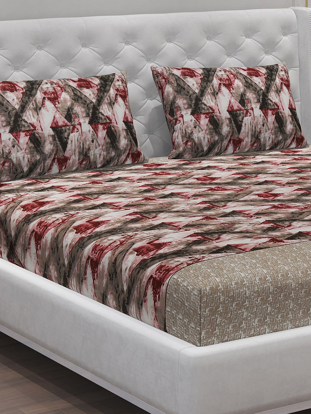 MOCA by Monte Carlo 120 GSM Microfibre Double Bedsheet With 2 Pillow Covers