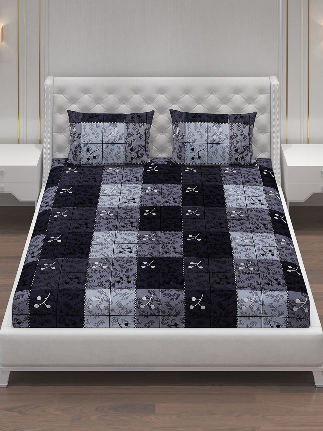 MOCA by Monte Carlo 120 GSM Microfibre Double Bedsheet with 2 Pillow Covers