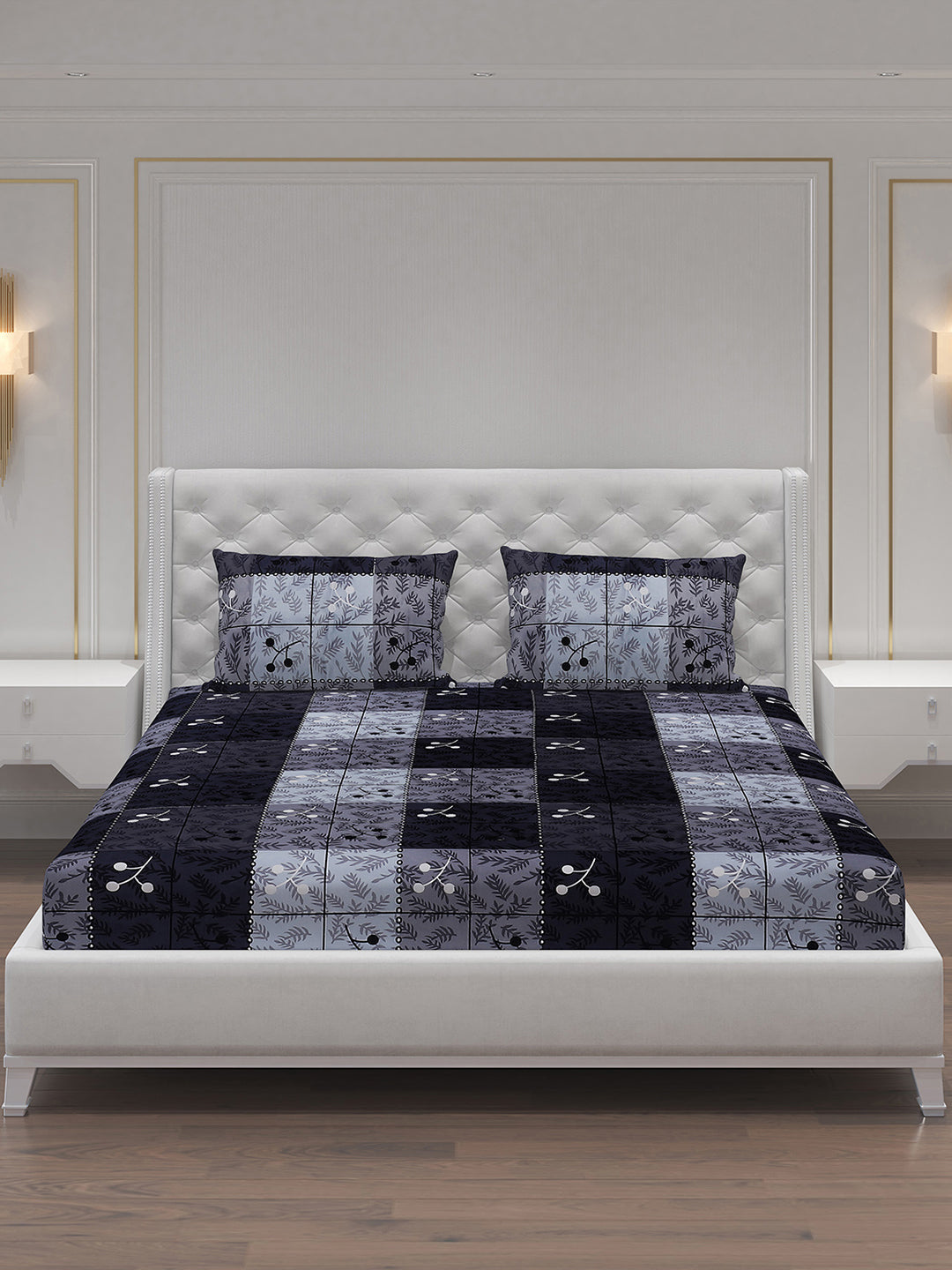 MOCA by Monte Carlo 120 GSM Microfibre Double Bedsheet with 2 Pillow Covers