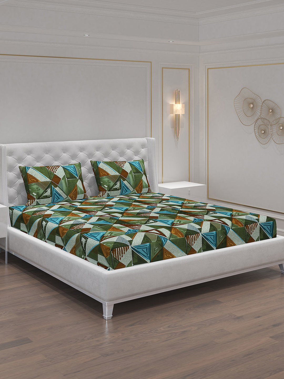 MOCA by Monte Carlo 120 GSM Microfibre Double Bedsheet with 2 Pillow Covers