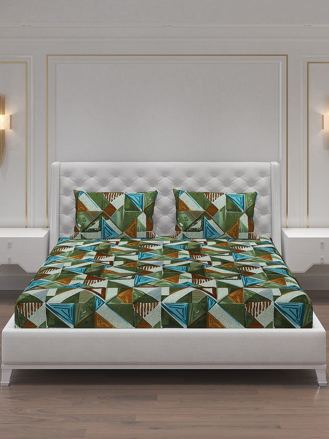 MOCA by Monte Carlo 120 GSM Microfibre Double Bedsheet with 2 Pillow Covers